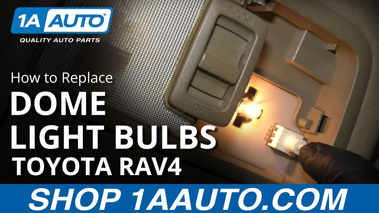 How To Replace Dome Light Bulbs 05 16 Toyota Rav4 You