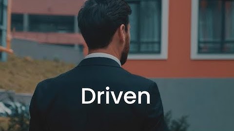 How to become more driven   - MindBalance.net - Hundreds of free videos