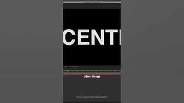 How to CENTER Align in After Effects