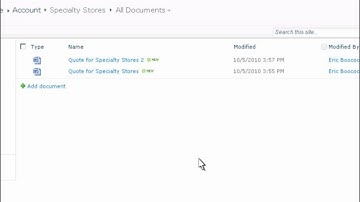 Microsoft Dynamics CRM Online - Administración documental con Sharepoint