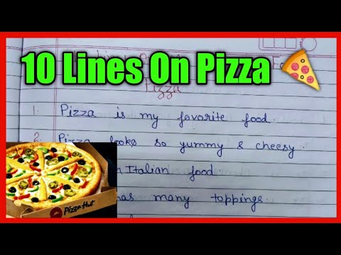 my favourite food pizza essay for class 2