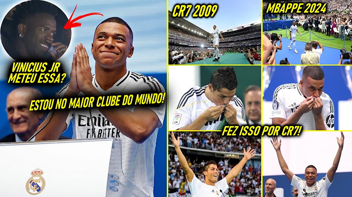 HISTÓRICO! - OLHA a APRESENTAÇÃO de MBAPPÉ no REAL MADRID! - HOMENAGEM PRA CR7 e RECADO pra VINI JR!