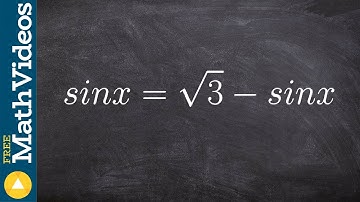 Solving an equation with sine on both sides