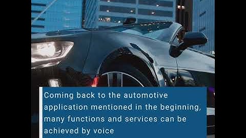 A new world enabled by speech/voice user interface