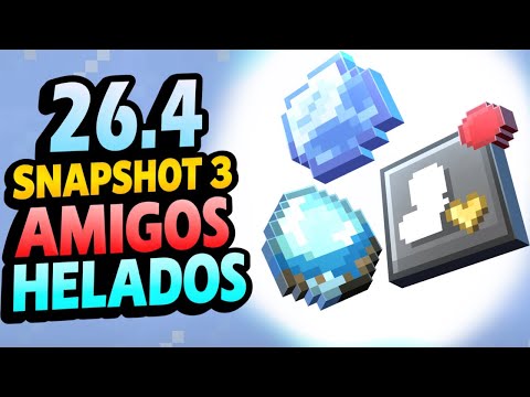 ✅FROZEN FRIENDS 👉 26.4 Snapshot 3 Minecraft