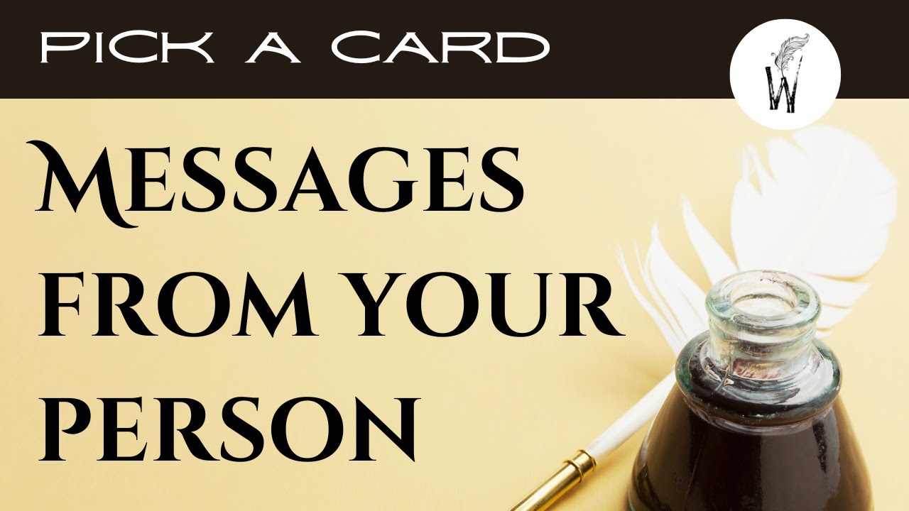 Pick A Card - Messages from your person