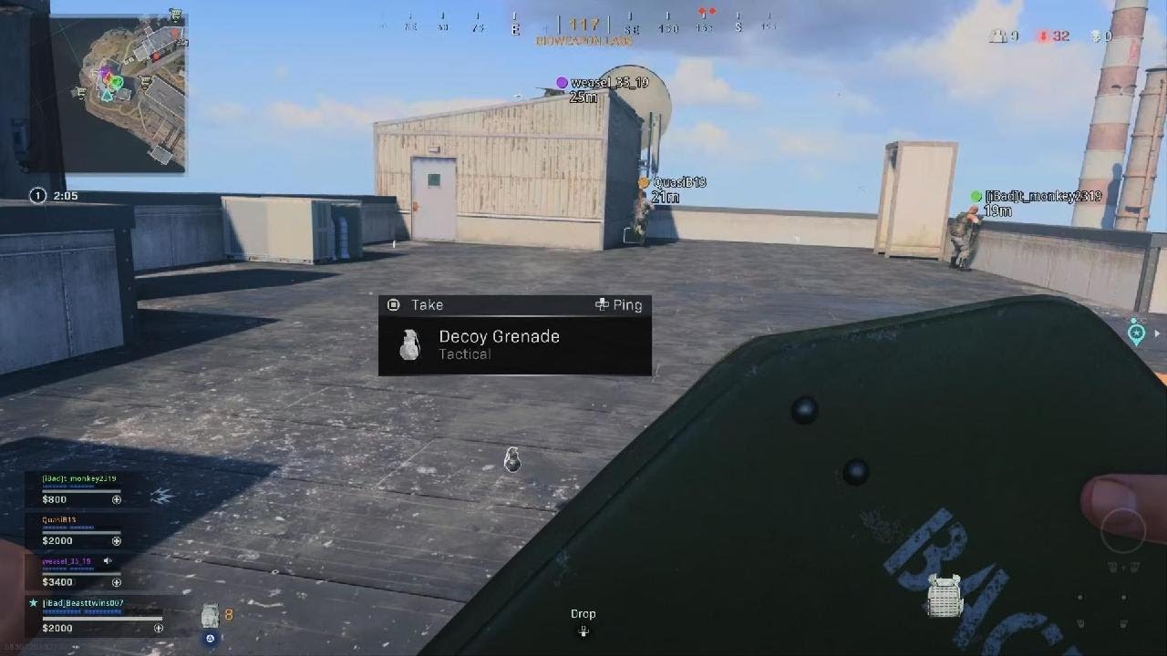 Warzone dubs with the airmen getting carried