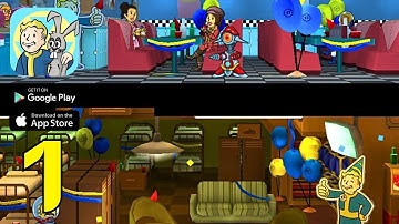 Fallout Shelter Gameplay Walkthrough Part 1 - Building Your First Vault! (Android/iOS)