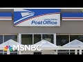 Louis dejoy there is no intention to return removed mail sorting machines  craig melvin  msnbc
