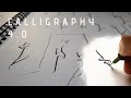 How to write the calligraphy 4.0 style - (Alphabet Calligraphy A to Z version 4.0)