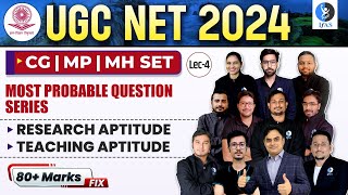 UGC NET 2024 | CG | MP | MH SET | Research Aptitude | Teaching Aptitude | Most Probable Question