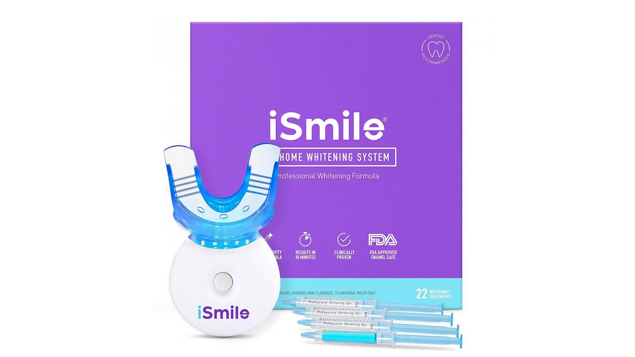 ismile whitening review iSmile Teeth Whitening Kit LED Light, 35