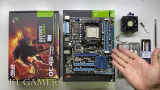 AMD Athlon II X2 250 ASUS M4N68T-M-V2 ASUS GTX 1050Ti CERBERUS Gaming PC Build