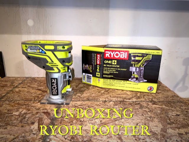 49$ Ryobi Router Unboxing and Setup class=