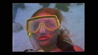 Hot Swimsuit Scuba Woman drowning underwater