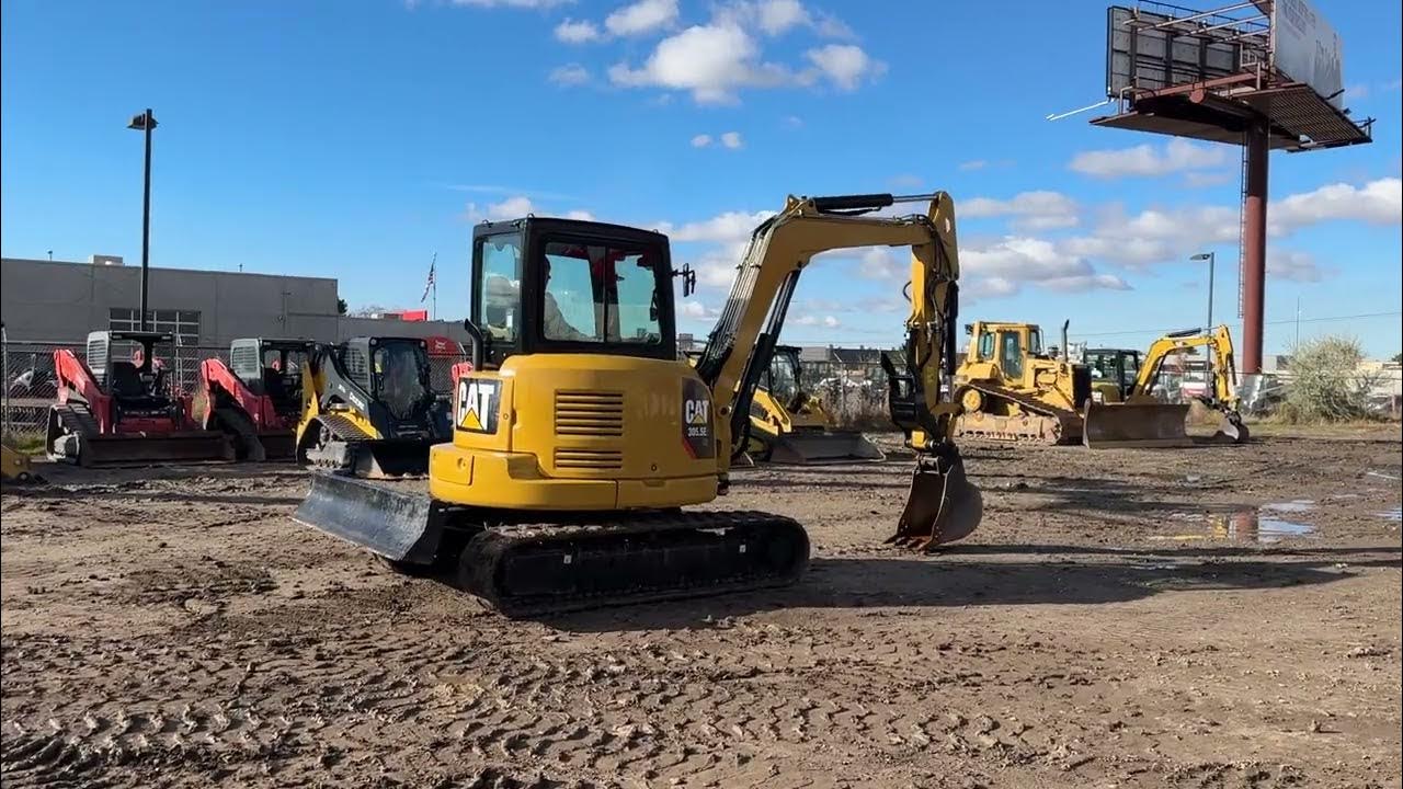 Caterpillar 305.5E2 CR, Serial CR503930. - YouTube