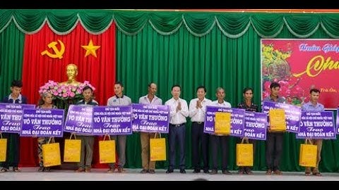 Chủ tịch nước Võ Văn Thưởng thăm và chúc Tết nhân dân tỉnh Vĩnh Long