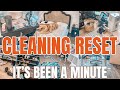 COMPLETE DISASTER DECLUTTER ORGANIZE &amp; CLEAN WITH ME | HUGE HOME RESET| EXTREME CLEANING MOTIVATION