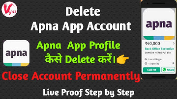 Delete Apna App Permanently | Apna App Kaise Delete Kare | Delete Apna App Account | Close Apna App