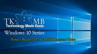 system repair disc and usb recovery drive windows 10
