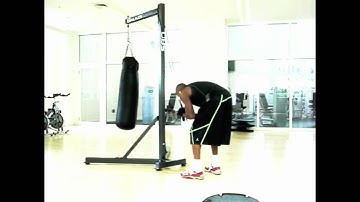 Dre Baldwin: Abdominal Crunch Workout w/ Power Band | NBA Fit Core Exercises 6-Pack Strength