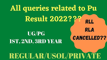 All queries related to panjab university Results 2022 #pu  #hcp_adda