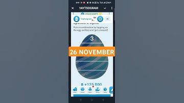 26 November yaytsogram sponsor cipher code #yaytsogram