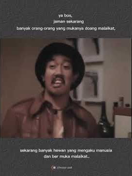 quotes mantul 30 detik.. indro warkop