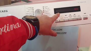 ⚙️ Cómo Resetear o Reiniciar la Lavadora AEG Lavamat Protex 8 kg