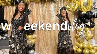 Black don&#39;t crack baby, A very Jamaican Harlem nights costume party | WEEKEND VLOG