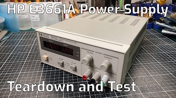 HP E3611A Benchtop Power Supply Teardown and Mods