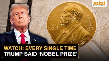Everytime Trump Said He Deserves The Nobel Peace Prize | Watch