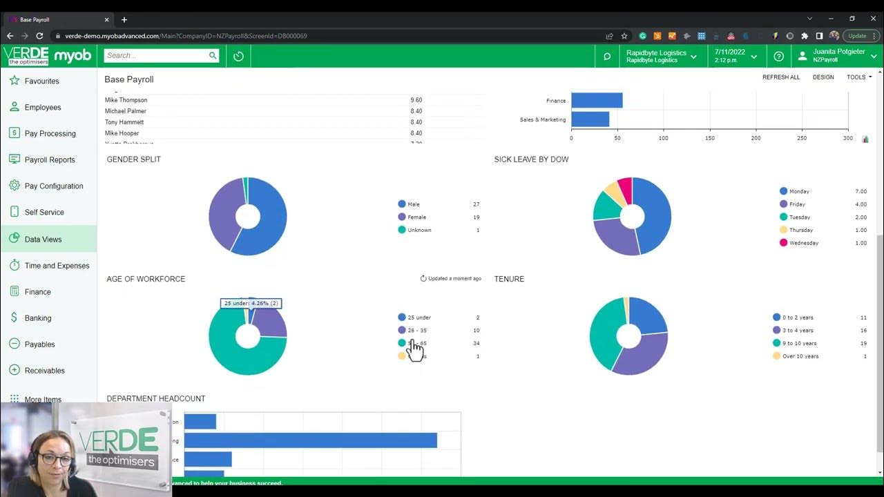 MYOB Acumatica Payroll Demonstration YouTube