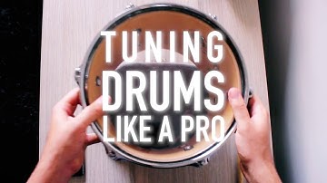 How to tune your drums within a few minutes, LIKE A PRO?