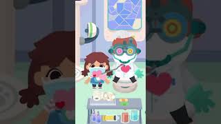 Be a doctor👨‍⚕️or a patient🤒? Create your story in #drpandatown! 🙌#drpanda #drpandagame #shorts screenshot 1