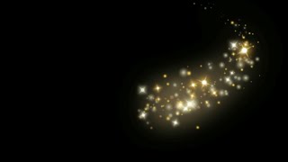 Golden Particles 04 #greenscreen