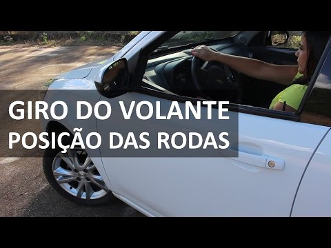 GIRO do VOLANTE e POSIÇÃO das RODAS - MANOBRAS