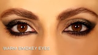 Warm Smokey Eyes
