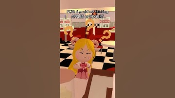 🍎POV:6 yr old me thinking APPLES or YOGURT🥛