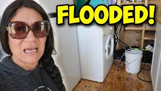 Oh Crap!!! Water Got Under The New Floors... We've Got A Few Leaks | Shipping Container Life