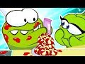 HooplaKidz Toons - Om Nom Stories: Cooking Skills | Food Fiasco | Cut The Rope |