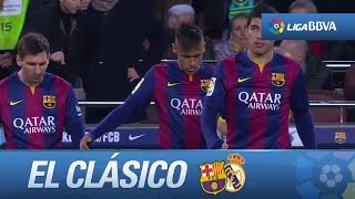 La 'MSN' en El Clásico: conexión Messi, Suárez, Neymar