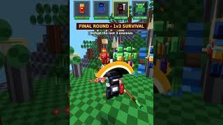 معركة الأبطال الأخيرة في ULTIMATE MELEE SURVIVAL ⚔️🔥 #Fight #Minecraft #HeroBattle