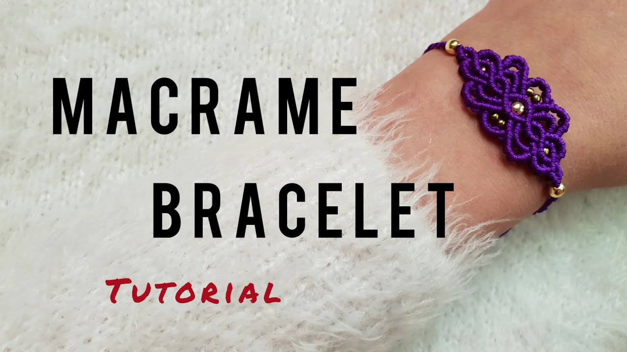 Diy royal Macrame Bracelet / How to make Beautiful bracelet/macrame tutorial