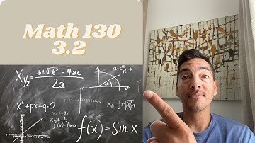 Math 130 Section 3.2
