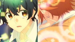 Miyano taking care of sick Sasaki (Sasaki to miyano episode 9)