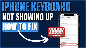 How to Fix iPhone Keyboard NOT Showing Up