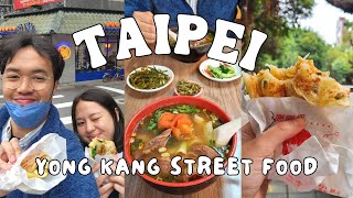 Taiwan Travel Vlog 🇹🇼 Taipei Street Food at Yongkang Street | Songshan Cultural & Creative Park 2023
