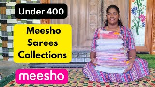 Meesho Huge Haul Trending Sarees Under 400 Meesho Saree Collection Under 400