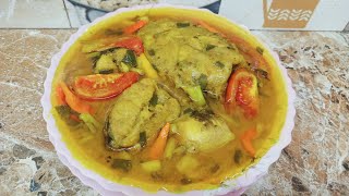 Resep Kelo Kuning Ikan Sembilang Khas Gresik.Pedas, Gurih & Nikmat